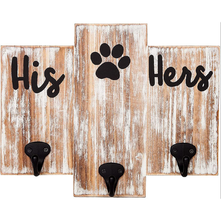 zhong_hua Wood Wall Organizer with Key Hooks Wayfair